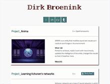 Tablet Screenshot of dirkbroenink.com